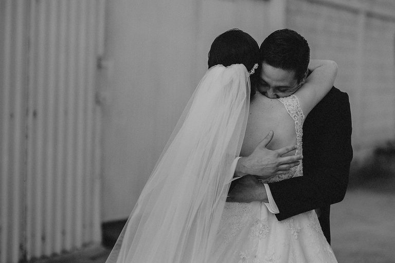 Una boda en blanco y negro