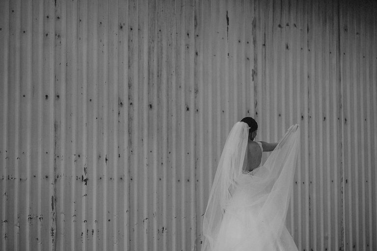Una boda en blanco y negro
