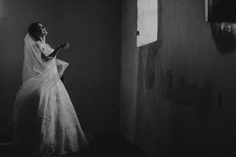 Una boda en blanco y negro