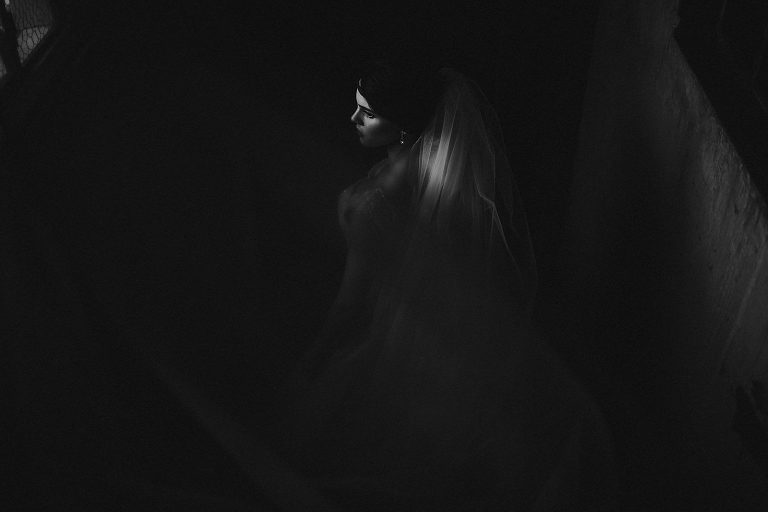 Una boda en blanco y negro