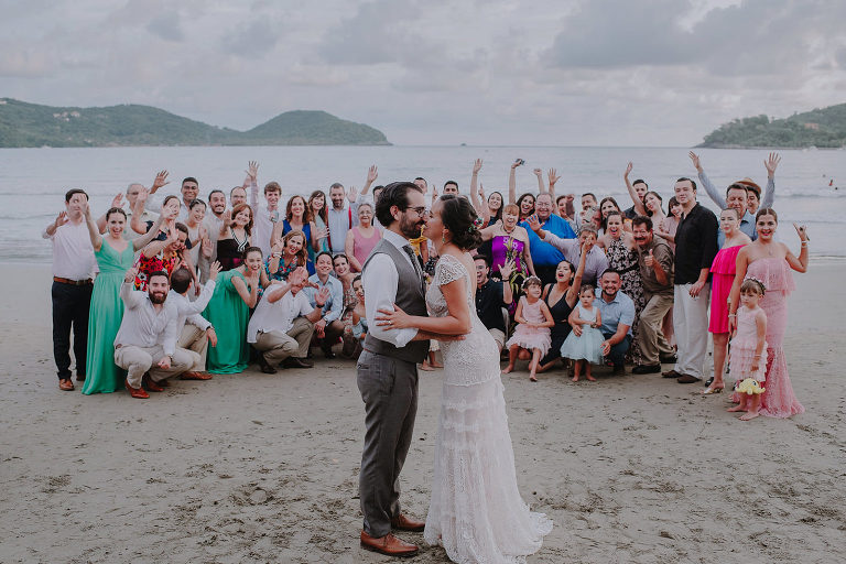 Boda en la playa de Brissa & Emilio